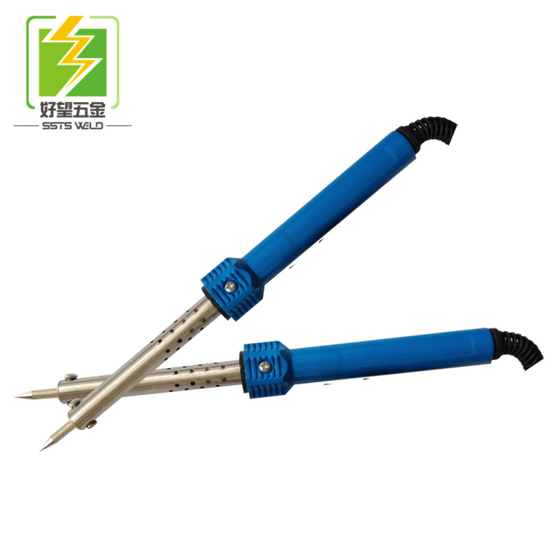 Soldering Iron SSTS-SIPH04-B: 20W to 100W Adjustable Power with Plastic Handle and Universal Plug Compatibility