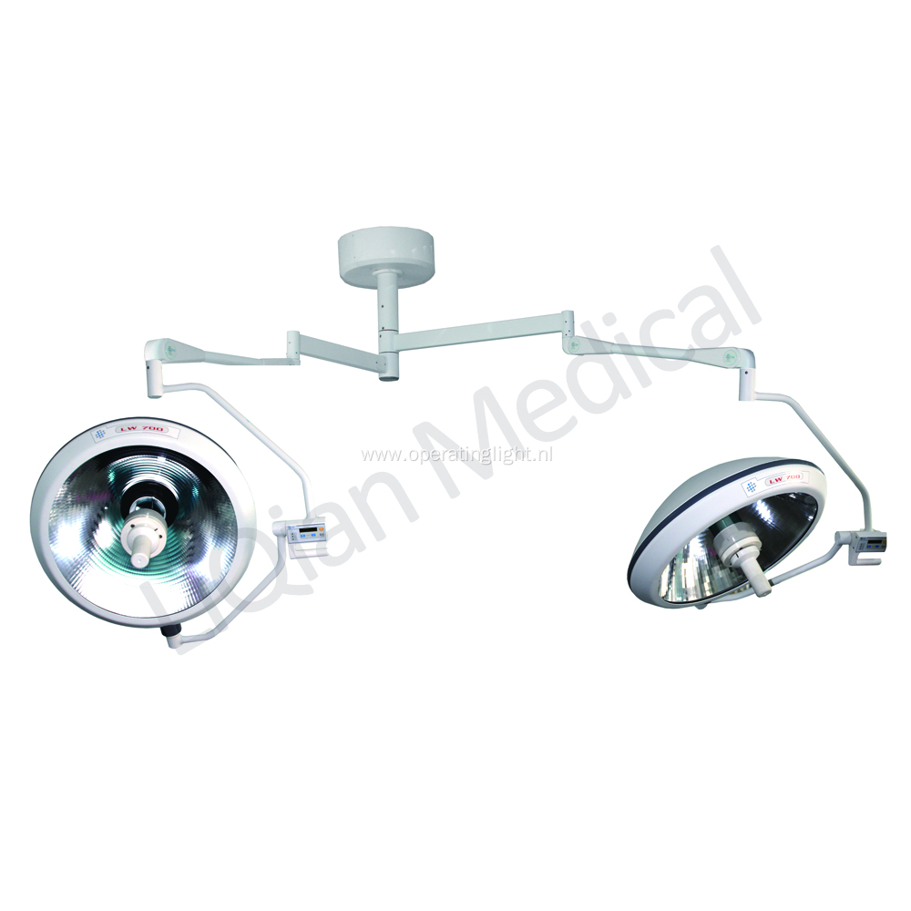 dual head halogen medical lamp for hospital