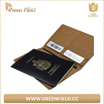 High quality paper card wallet passport pouch passport holder