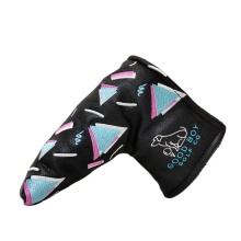 Custom Embroidered PU Style Magnetic Golf Club Headcovers with Logo - Perfect for Blade Putters