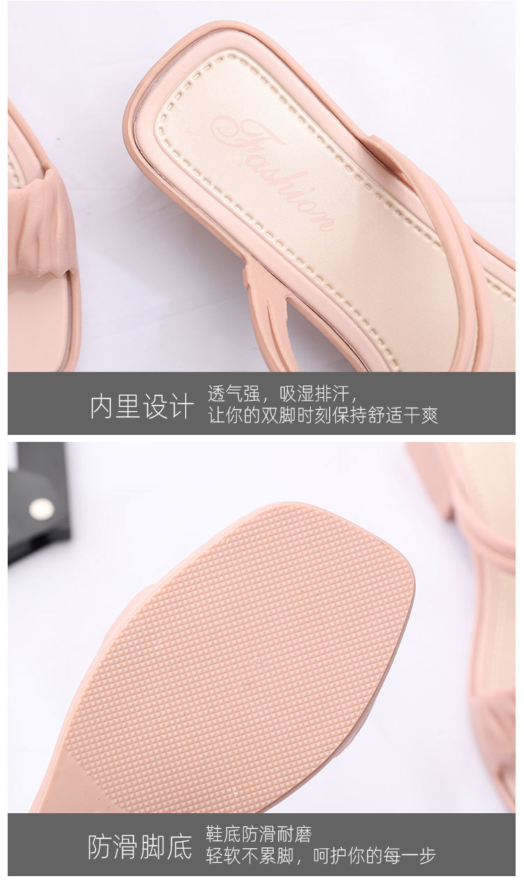 2021 Summer Beach Garden Fashion Sandals For Women Designer shoes Anti-Slip Sandals for women Mid-heel Sandals