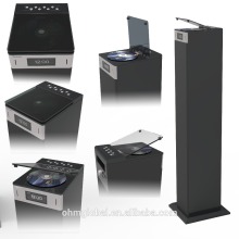 OHM1706 CD PLAYER TOWER SPEAKER BUILT IN BLUETOOTH/USB/SD
