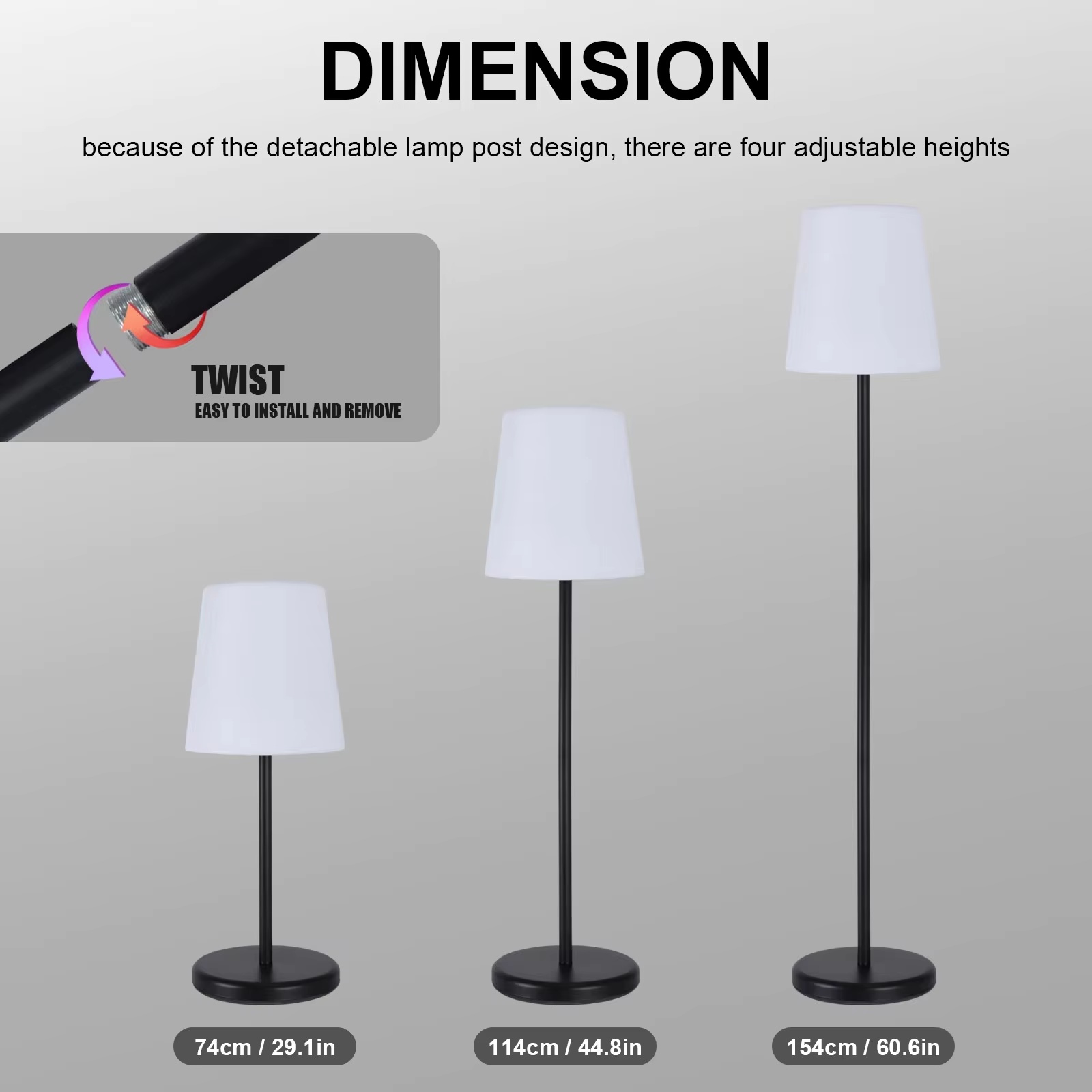 Solar-LED-Modern-Floor-Lamp-Waterproof-Garden Solar-LED-Modern-Floor-Lamp-Waterproof-Garden