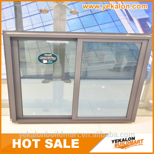 Free sample new design aluminium frame sliding glass window