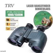TRV Factory Supply 8X 1500M Laser Rangefinder Binoculars for Hunting