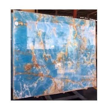 Onyx Avion Blue Slabs for Customized Wall and Floor Tiles