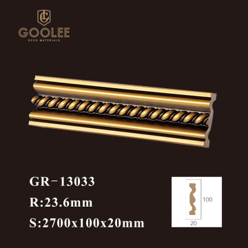 Goolee Flexible PU Foam Decorative Mouldings Architectural For Ceiling
