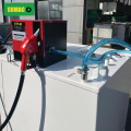 Portable gasoline diesel tank with pump for refueling