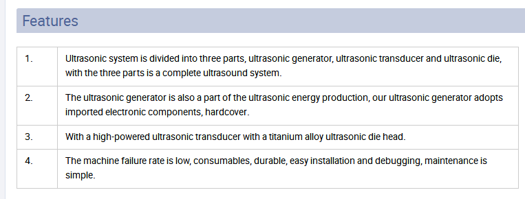 Ultrasonic welding head 15k geogrid welding head