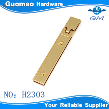 Long hardware bag parts for bag decoration