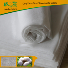 Unbleached 100% Natural Cotton muslin fabric