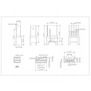 Kết nối nhà ở đơn hàng 2,5mm.