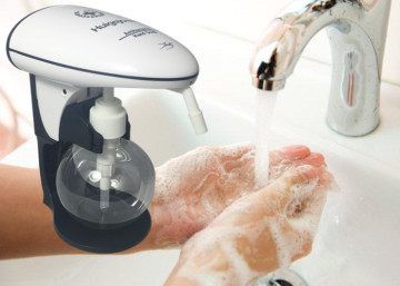 Fancy Desktop Refillable Decorative Foam Hand Motion Sensor Soap Dispenser