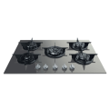 Italy Gas Hobs 5 Ring di atas kaca