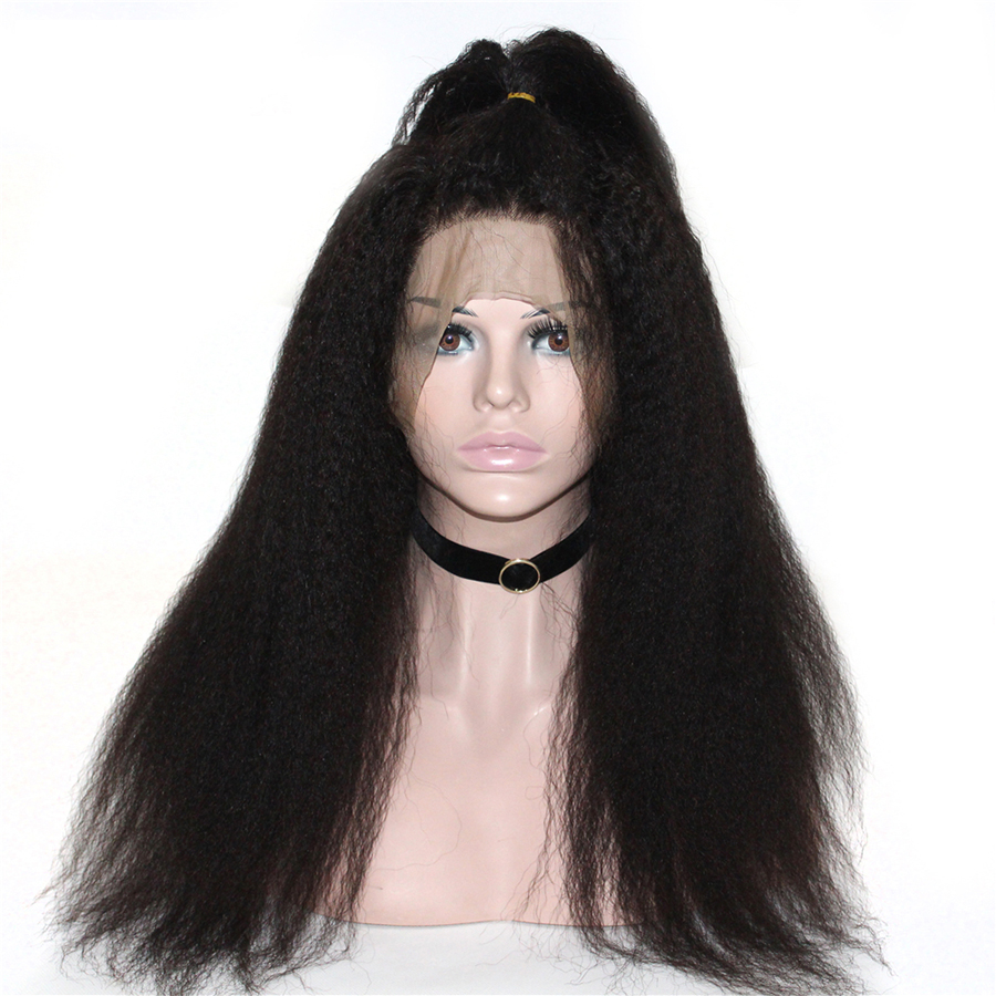 Lace Frontal Human Hair Wigs for Black Women Remy Brazilian Kinky Curly Lace Front Wig