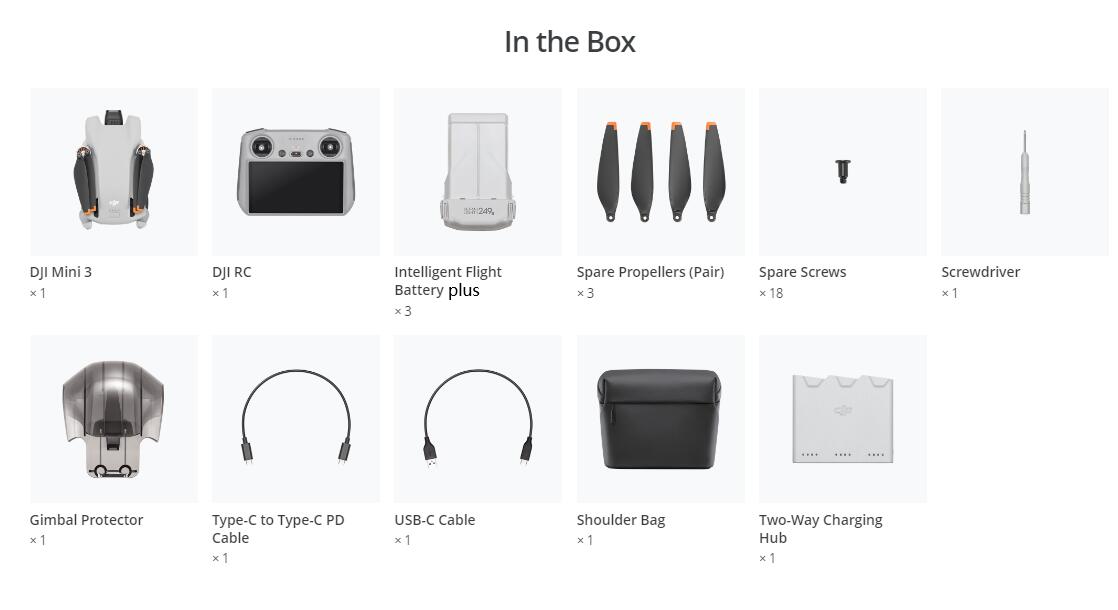 DJI Mini 3 Fly More Combo Plus with DJI RC screen remote drone 51min long time camera dji drone