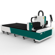CNC Cantilever Type Single Platform 2KW Metal Plate Fiber Laser Cutting Machine - Customizable