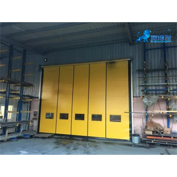 PVC high speed stacking doors