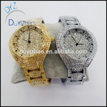 factory custom wholesale latest bling bling diamond watches custom diamond watches