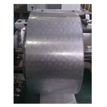 Factory Price Textured Embossed Silver Aluminum Foil Laminated Metal Paper Roll