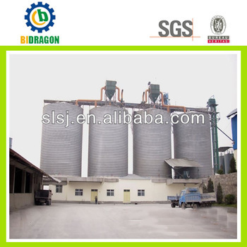 5000 tons rice soybean meal paddy feed sawdust steel storage silo