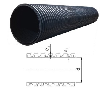 HDPE Spiral Enhanced Corrugated Pipe