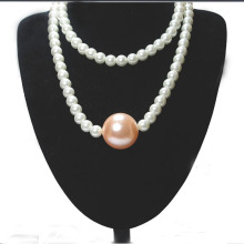 Custom Birthstone Pearl Necklace