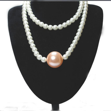 Custom Birthstone Pearl Necklace