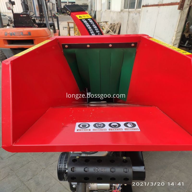 Enjin petrol mini taman kayu chipper dengan 15hp