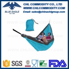 Double and Single Camping Hammocks Ultralight Portable Nylon Parachute Multifunctional Hammocks for Light Travel, Camping