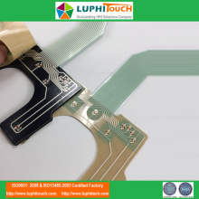 LGF Backlighting 0.5mm Pitch ZIF Connector Membrane Switch