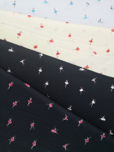 Interest Design Bubble Crepe Printing Fabric