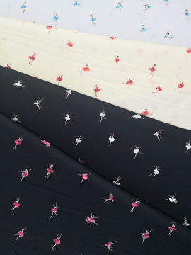 Interest Design Bubble Crepe Printing Fabric