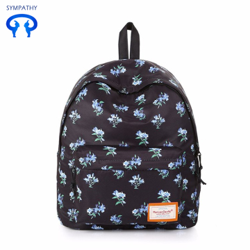 Printed backpack women's backpack college style bag