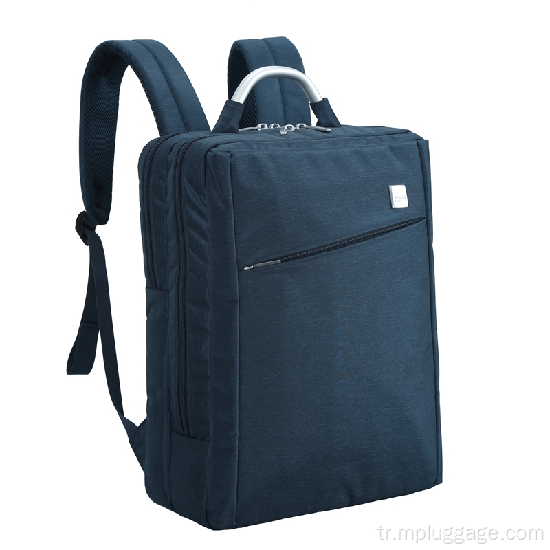 Düz renkli moda iş dizüstü bilgisayar sırt çantası özel