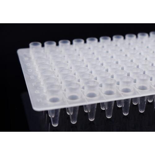 96-brunnars 0,2 ml utan kjolförhöjda PCR-plattor
