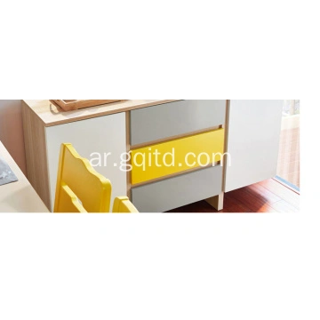 الصين أثاث بوفيه جانبي حديث مع درج خزانة تخزين خشبية المصنعين
