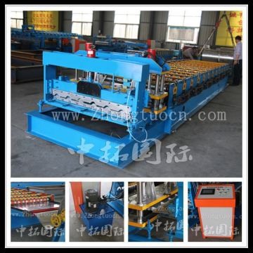 glazed tile metal steel equipment, glazed tile forming machine made in china