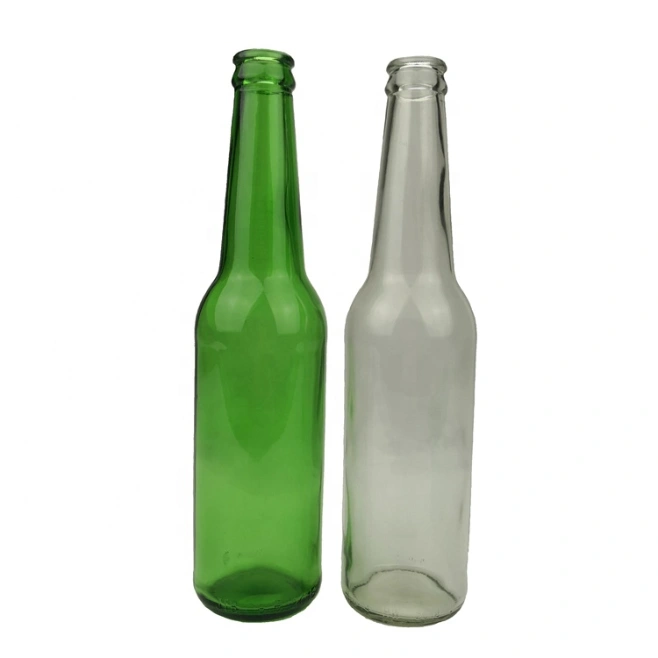 Customized Various High Quality Glass Beer Bottle Different Color Beer Glass Bottle