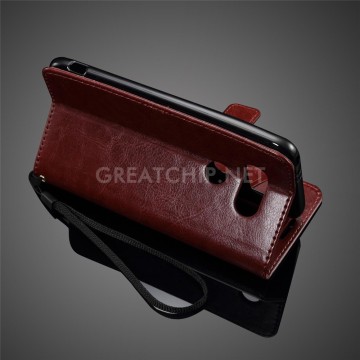 Leather cover case For LG G5, For LG G5 leather case
