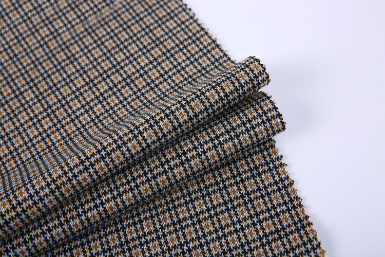 New design jacquard grid pattern coat pant men suit fabric textured fabric and textiles for clothing