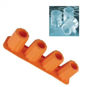 silicone long ice cube tray shapes