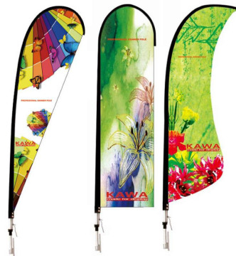 Hot Sale Outdoor Custom Beach Flag Avertising Flying Banner