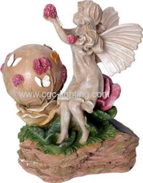 Poly-resin Solar Lawn Lamps?