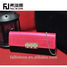 red and black color 2014 hot style Quilted women small shoulder bag evening pattern shoulder bag wallet women