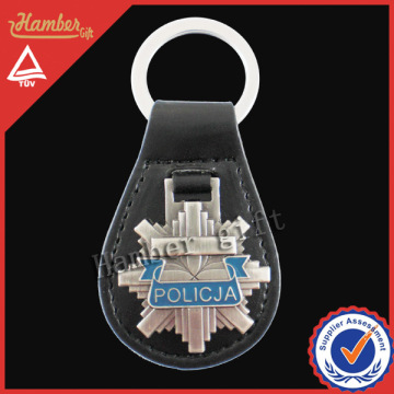 Souvenir custom made leather keychains