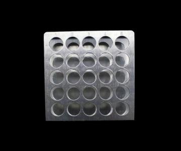 50 Places Stainless Steel Z-Shape Test Tube Racks