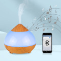 Music 7 Color Changing Wood Grain Air Humidifier