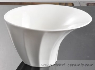 ceramic fine porcelain bone china dessert salad soup irregular bowl