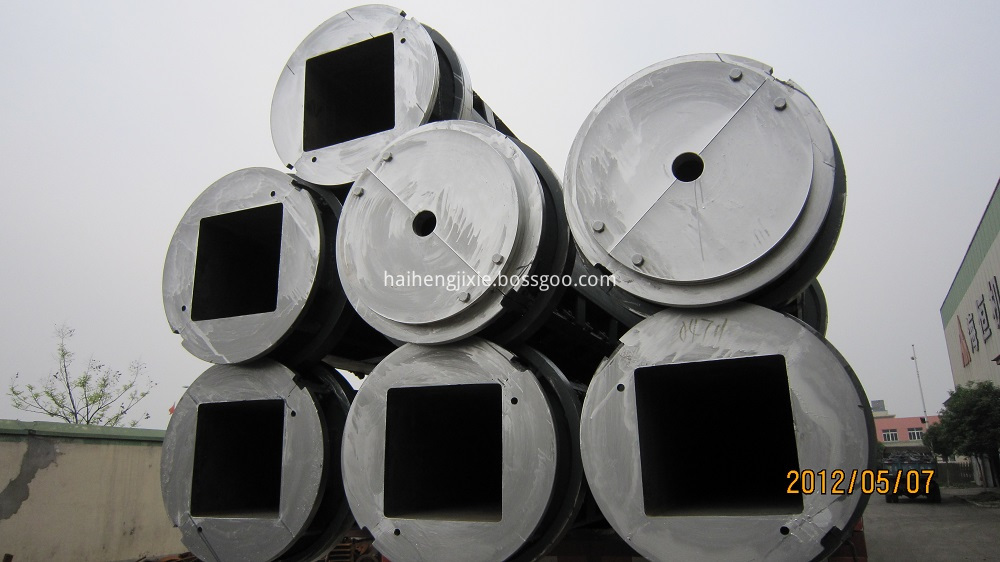 Hollow Square Pile Mould 2